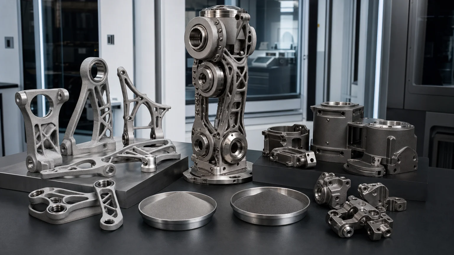 Ti64 and 17-4PH powder comparison for humanoid robot joint brackets, actuator housings, and end-effector hardware
